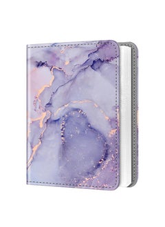 Fintie Instax Mini Photo Album for 2x3-Inch Film - 104 Pockets Small Albums for Fujifilm Instax Mini 12/11/99/40/7+/EVO/LiPlay/Link 3-2-1 Instant Camera/Polaroid Hi-Print Printer, Lilac marble  - Image 1