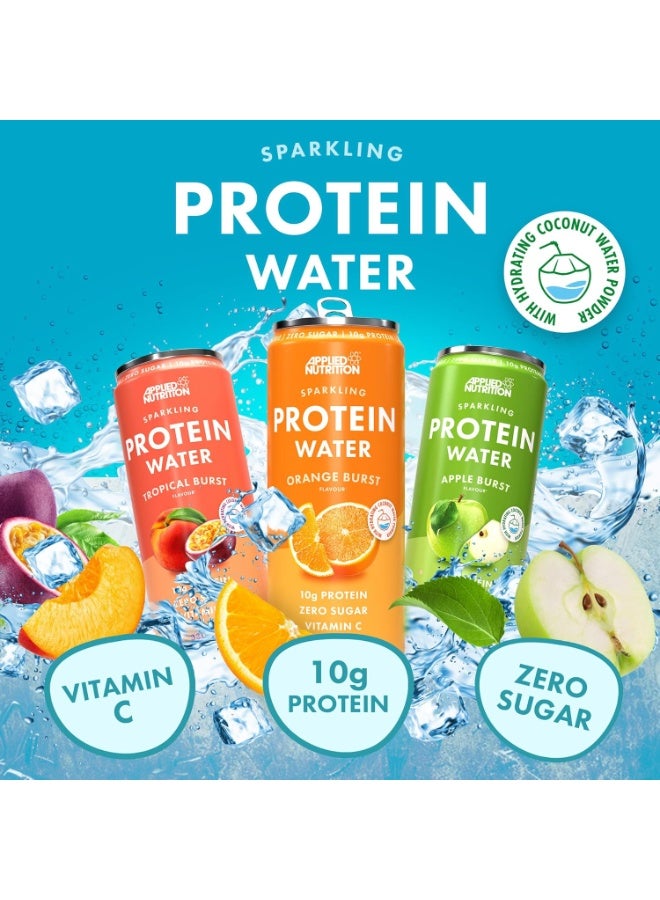 Applied Nutrition Sparkling Protein Water with Vitamin C & Coconut Water Powder, Tropical Burst, 330ml – 10g Protein, Dairy & Gluten Free - Image 3