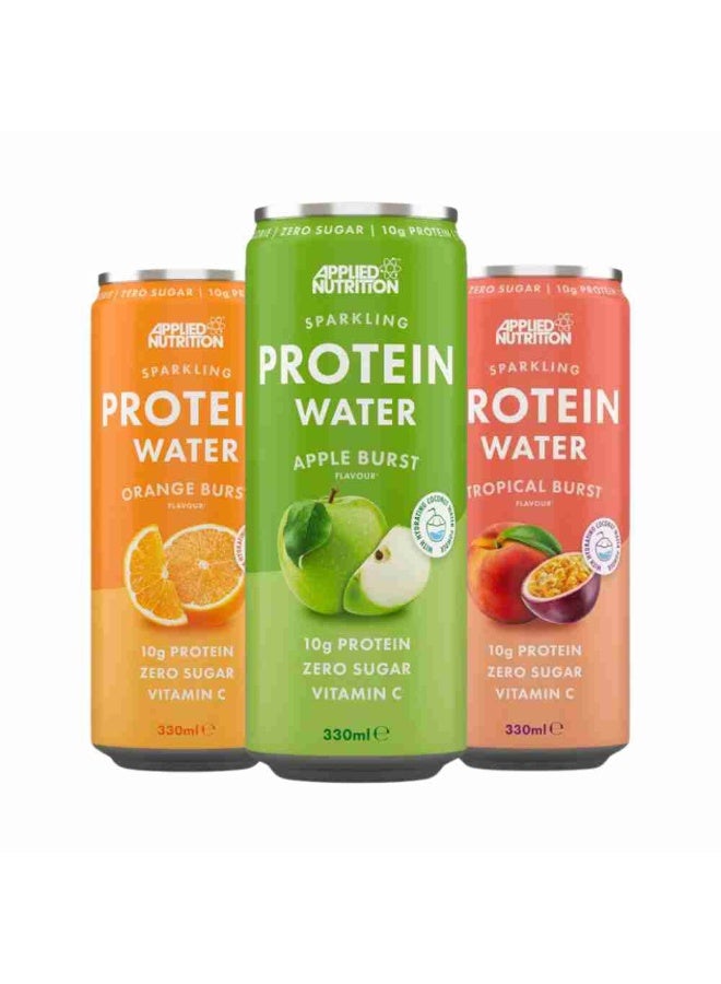 Applied Nutrition Sparkling Protein Water with Vitamin C & Coconut Water Powder, Tropical Burst, 330ml – 10g Protein, Dairy & Gluten Free - Image 4