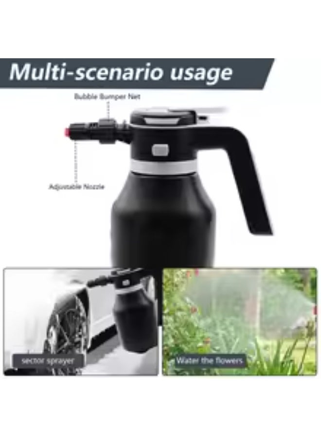 Safari Car 2L Foam Sprayer, Electric Pressurized Foam Sprayer, Foam Sprayer, Car Wash Foam, Adjustable Foaming Car Wash Sprayer, Suitable for Home, Garden Car Beauty Cleaning, Car Accessories - Image 5