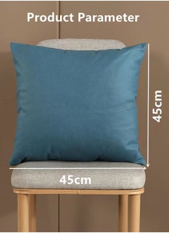 Kutis 4-Piece Decorative Cushion Cover Pillow Cases Polyester 45 x 45 Centimeter  - Image 4