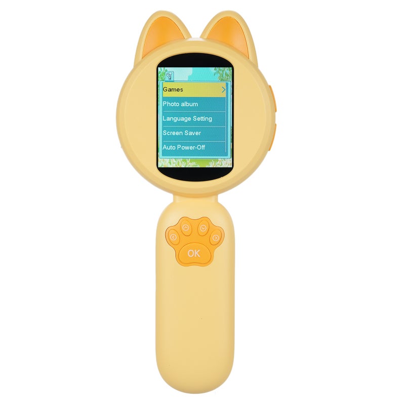 2-inch IPS Screen Children's Electronic Magnifying Glass Digital Magnifier with 8 LED Lights 4X Handheld Magnifiers Exploration Tool for Reading Coins Stamps Map - Image 1