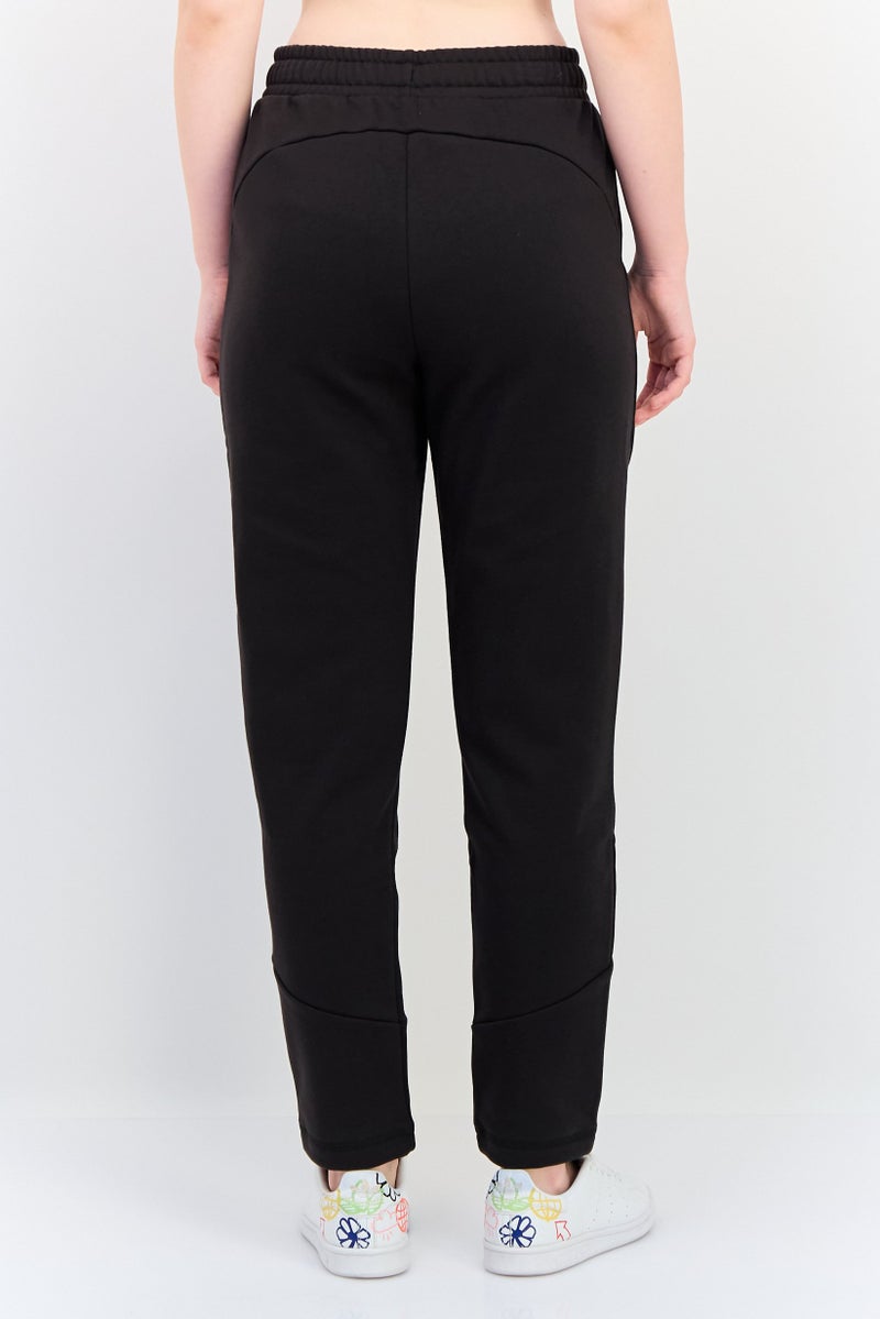 PUMA Women Sportswear Fit Brand Logo Outdoor Track Pants, Black - Image 2