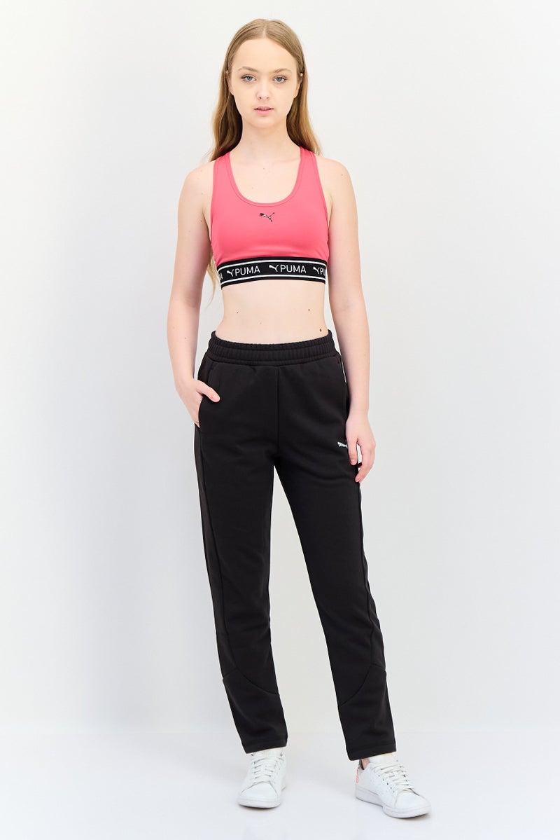 PUMA Women Sportswear Fit Brand Logo Outdoor Track Pants, Black - Image 4