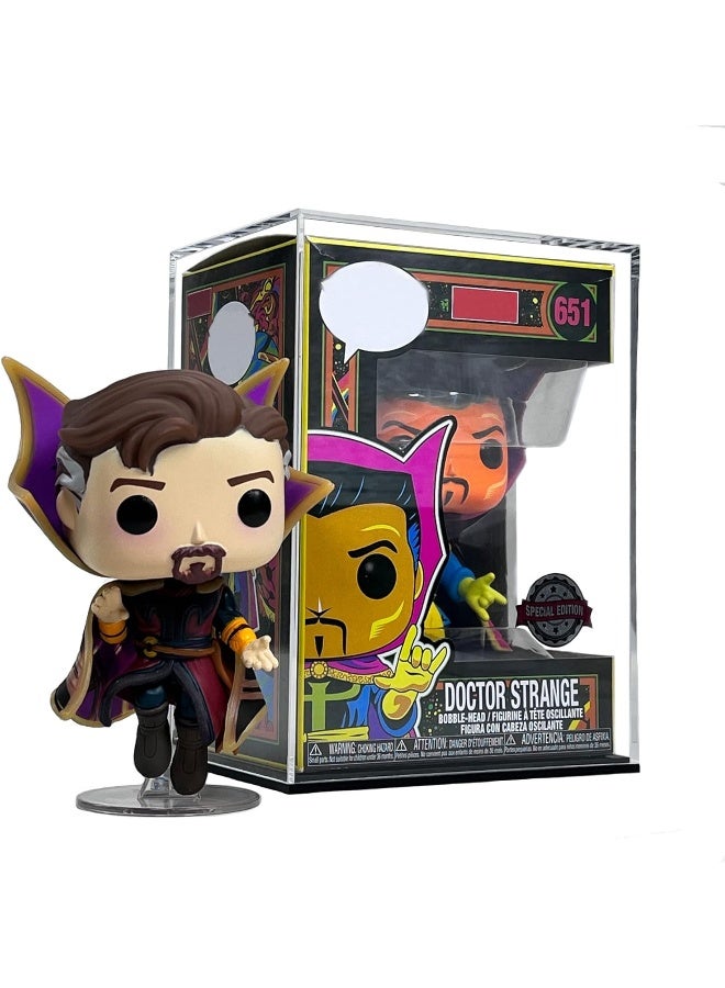 TPGP Clear Acrylic Display Case With Matte Black Base, Fully-Assemblyed Dust-Proof Showcase Compatible With Funko Pop! 4 Inch Figurine (5X3.93X6.7 Inch) - Image 3