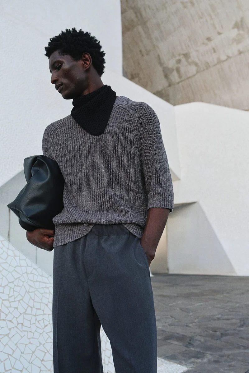 H&M Regular Fit Short-sleeved jumper