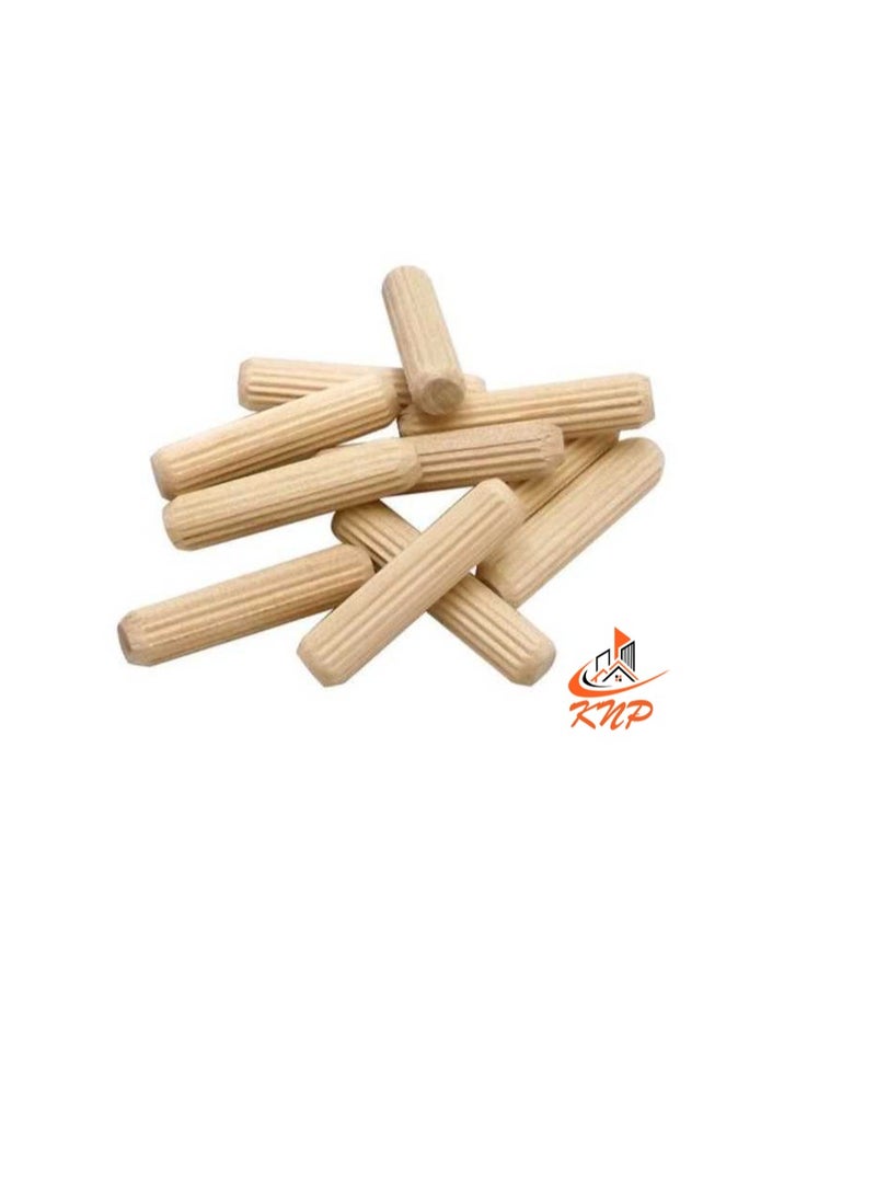 KNP Wooden Dowel Pin (Pack of 12) 8MMX40MM - Image 2