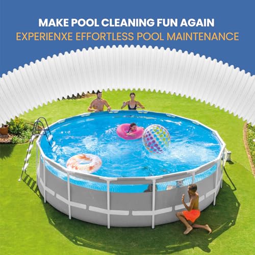 Pokin 1.5" x 3' White Plastic Return & Suction Hose for Summer Waves Pools P58150036, Fits X1000,X1500 and C2000 Filter Systems, Above Ground Pool Hose, Garden Hose - Image 2