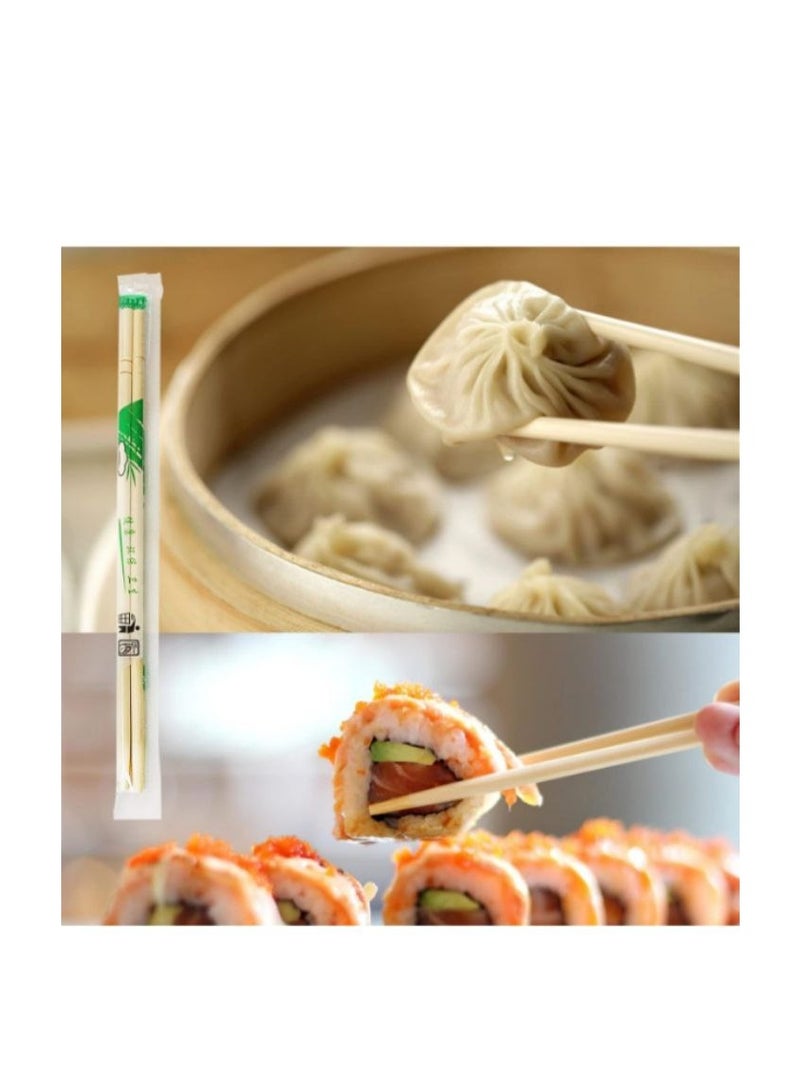 10pairs of disposable Chinese wooden chopsticks - Image 5