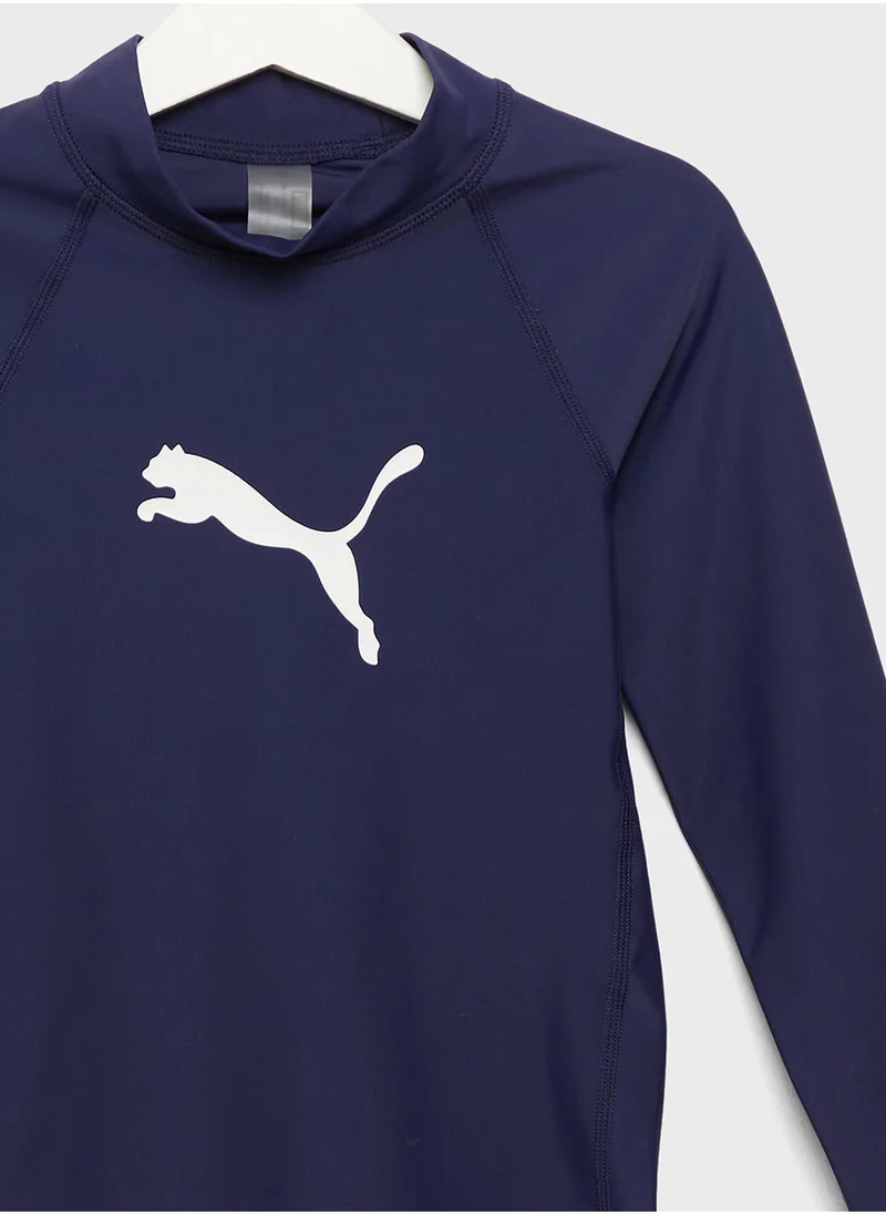 PUMA Kids Swim Rashguard