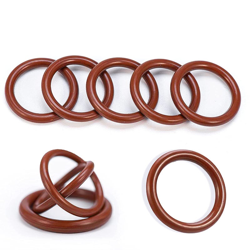 BUSY-CORNER 185 Pieces FKM Brown O-Ring Kit,75A Durometer,18 Kind AS-568 Standard Sizes,ID 2.57mm-20.22mm Thickness 1.78mm 2.62mm 3.53mm - Image 5