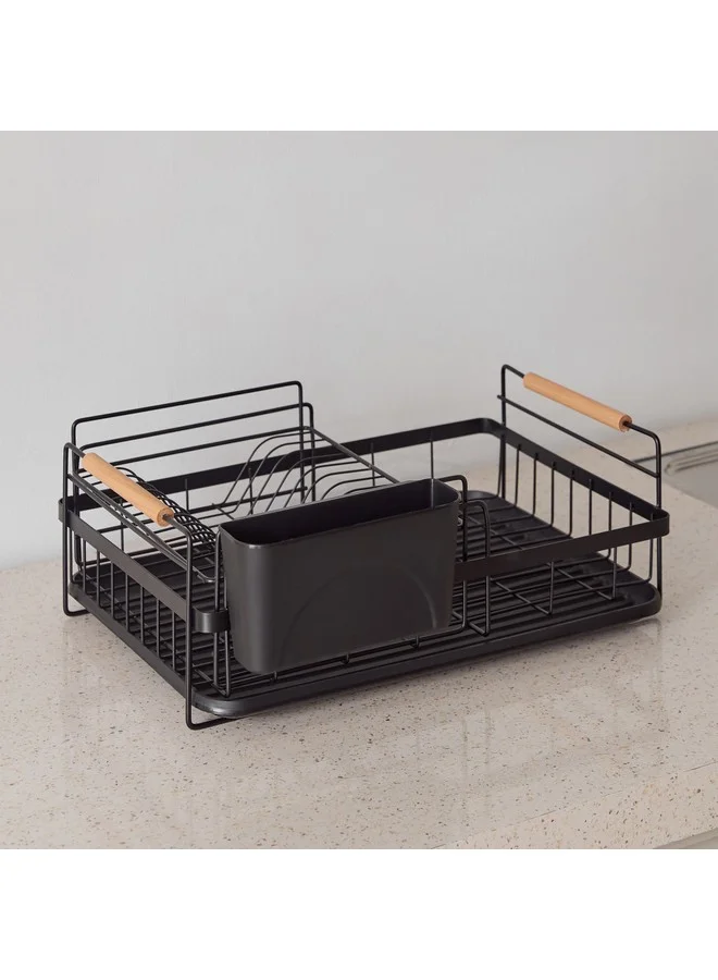 Home Box Daisy 1-Tier Dish Rack with Holder 45 x 24 x 31 cm