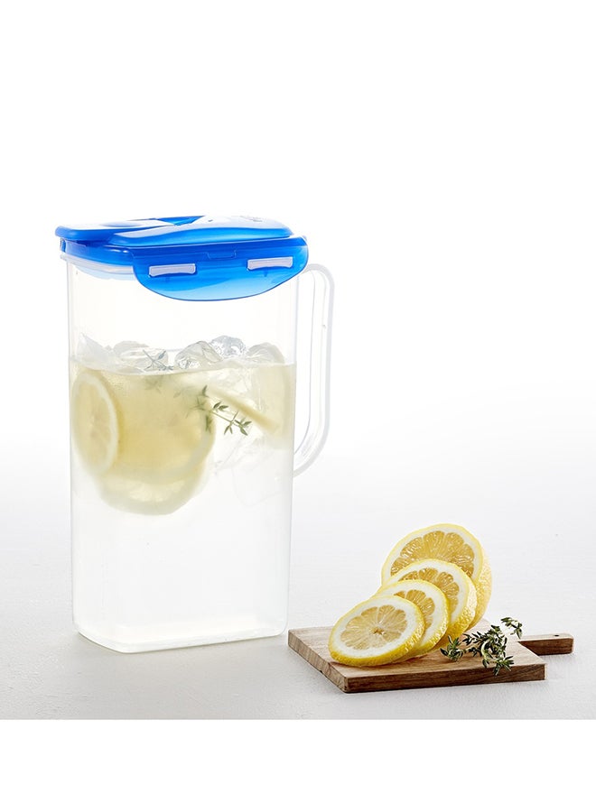 LocknLock Fridge Door Water Jug 2L , BPA-Free Airtight Leakproof Pitcher with Flip-Top Lid, Freezer & Dishwasher Safe, Space-Saving Beverage Container - Image 3
