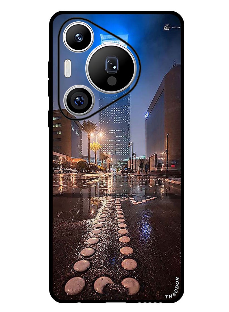 Theodor Protective Case Anti Scratch Shock Proof Bumper Cover For Huawei Pura 70 Kingdom Tower - Image 1