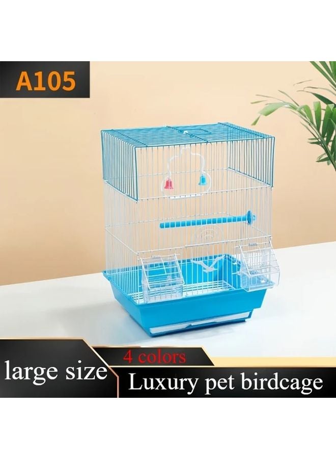 قف طيور أبيض رفيع فسيح من المعدل للببغاوات وطيور الحب والكناري للمنزل والداخلية - Image 2