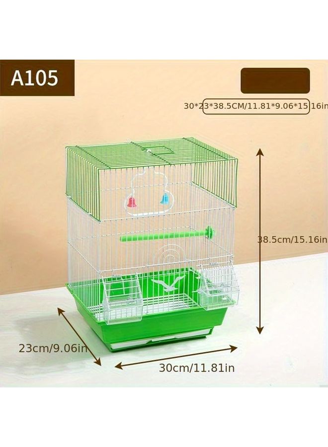 قف طيور أبيض رفيع فسيح من المعدل للببغاوات وطيور الحب والكناري للمنزل والداخلية - Image 3