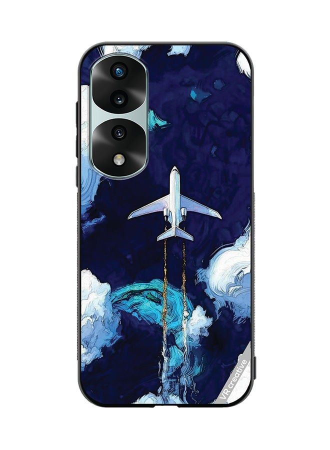 VR CREATIVE Protective Case Cover For Honor 70 Pro Aeroplane Design Multicolour - Image 1