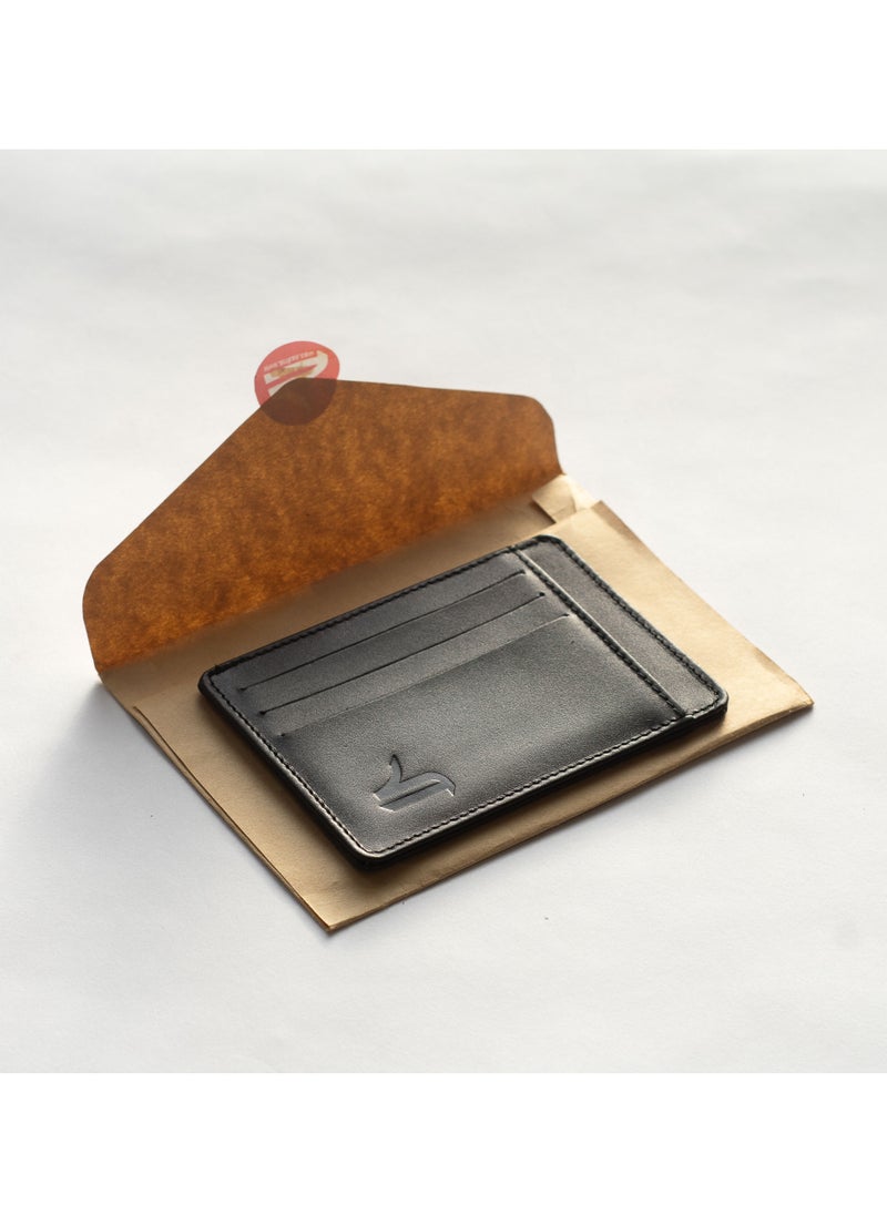 Arrkan - Genuine Leather Card Holder Black - Image 1
