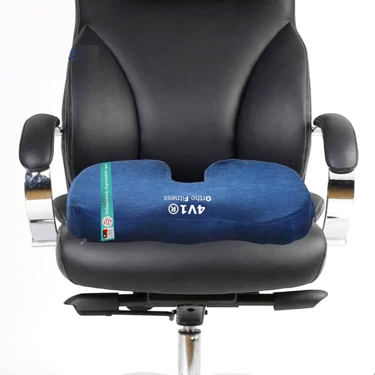 TLN Coccyx Cushion Coccyx Pillow Tailbone Cushion Orthopedic seat Cushion Memory Foam seat Cushion Chair Cushion for Lower Back Pain Donut Cushion Sofa Cushion Car seat Cushion AMZ52 - Image 1