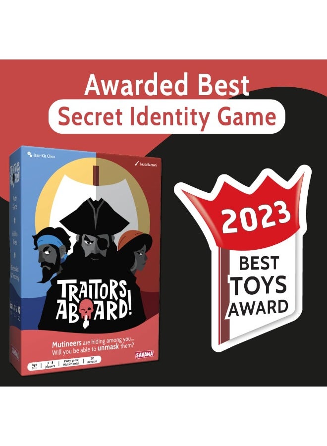 NIBEMINENT SAVANA Traitors Aboard - Award Winning Secret Identity Party Game - Fun, Bluffing and Betrayal | Easy to Learn - Image 3