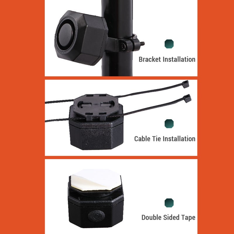 Self-Propelled Anti-Theft Device Household Electric Car Alarm Wiring Vibration Alarm - Image 4
