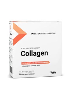 4life Transfer Factor Collagen Targeted Total Body Agedefying Formula With Vitamins And 5 Types Of Collagen Dermatologisttested Hair Skin And Nail Support 15 Packets  - Image 2