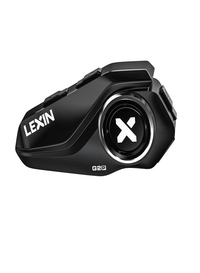 LEXIN G2P Motorcycle Helmet Bluetooth Headset, Group Intercom Communication System, FM Radio/ 6 Shells/Universal Pairing/Private Talk/Noise Cancellation, Fit for Snowmobile/ATV, 1 Pack - Image 1