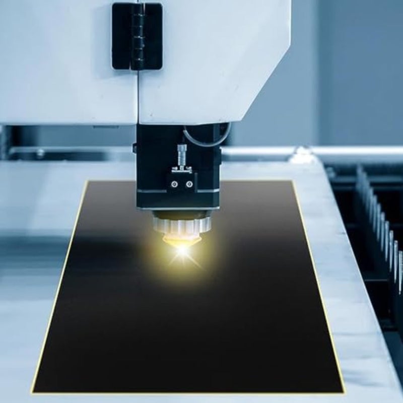 DIY laser engraving paper for ceramics, glass, metal: 5 pcs, 39x27cm, black, heat-resistant and high-contrast marking material - Image 2