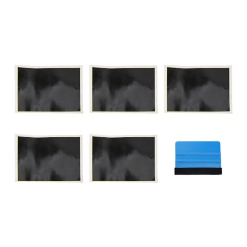 DIY laser engraving paper for ceramics, glass, metal: 5 pcs, 39x27cm, black, heat-resistant and high-contrast marking material - Image 1