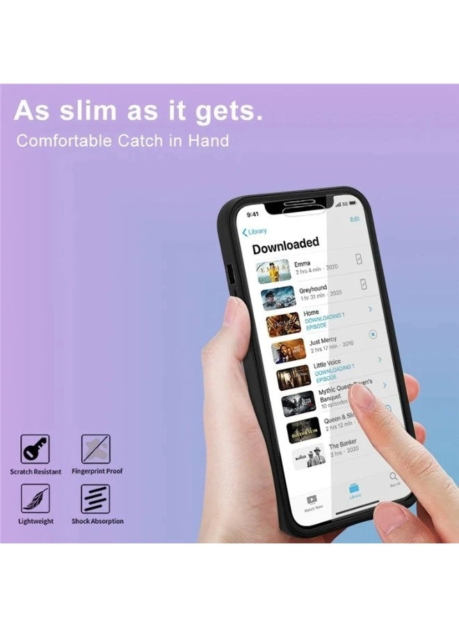 شيبشيب غطاء كامل متين مصمم لهاتف آيفون 14 برو ماكس، مع واقي شاشة مدمج حساس للمس ومقاوم للخدوش، بالإضافة إلى واقي عدسة الكاميرا - Image 5