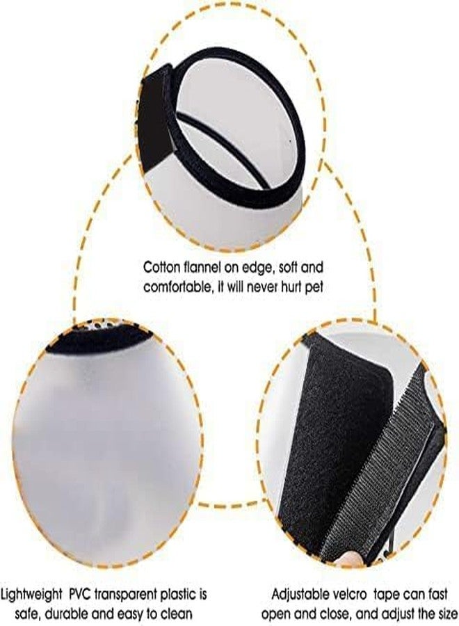THE DDS STORE Elizabethan Collar - Pet Remedy Wound Healing Recovery Collar, Protective & Adjustable, Dog & Cat (7 Sizes, 26-30 Cm) - Image 4