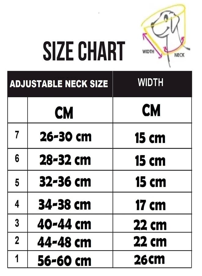 THE DDS STORE Elizabethan Collar - Pet Remedy Wound Healing Recovery Collar, Protective & Adjustable, Dog & Cat (7 Sizes, 26-30 Cm) - Image 2