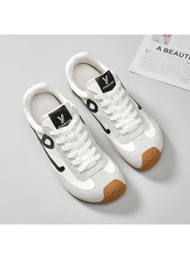 YEARCON Autumn Comfortable Barefoot Shoes Retro German Training Sneakers Versatile Plimsolls Men's Commuting Driving Shoes Casual Footwear - Image 2