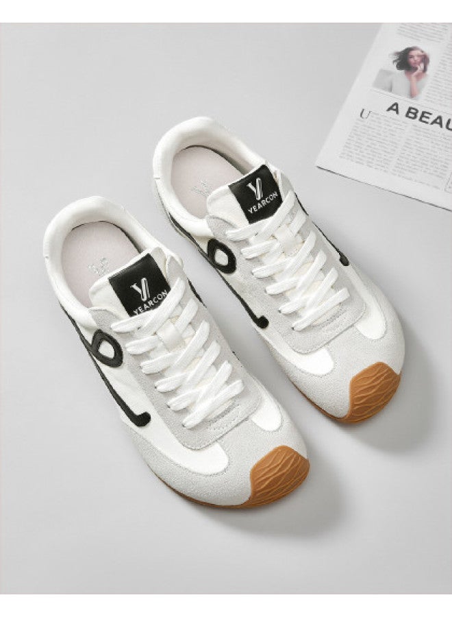 YEARCON Autumn Comfortable Barefoot Shoes Retro German Training Sneakers Versatile Plimsolls Men's Commuting Driving Shoes Casual Footwear - Image 1