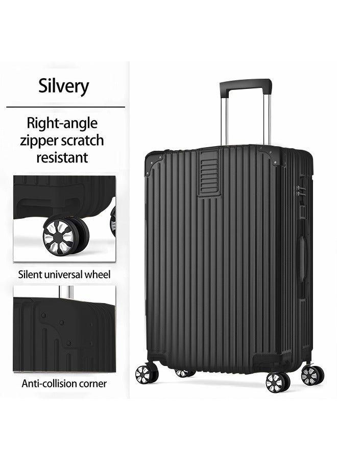 Favarey New Travel Luggage Set, ABS Travel Trolley Bag with Carry On Cabin Sizes and Check-in Sizes,Size 12/20/24/28, Black - Image 3