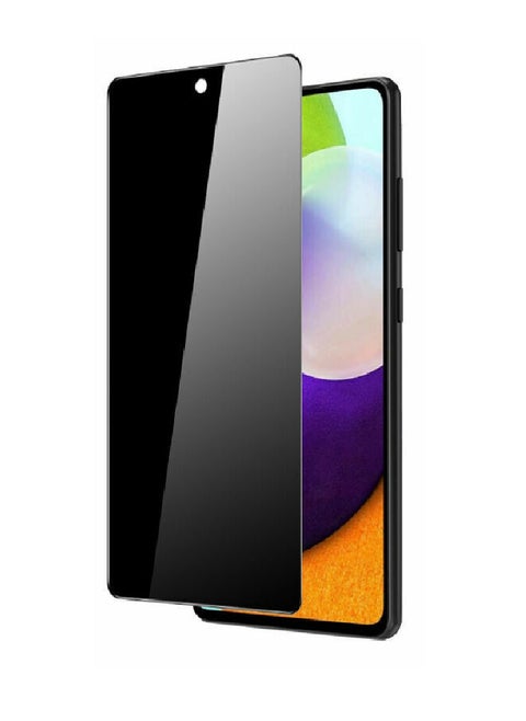 Tempered Glass Screen Protector Anti-Spy Privacy Designed For Samsung Galaxy A72 Full Screen Coverage And Bubble Free