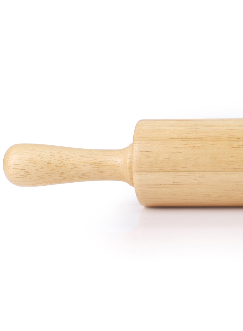 Billi Wood Rolling Pin, Brown, 9 Inch | Wooden Rolling Pin for Dough, Pastry, Pizza, Cookies & Baking - Image 5