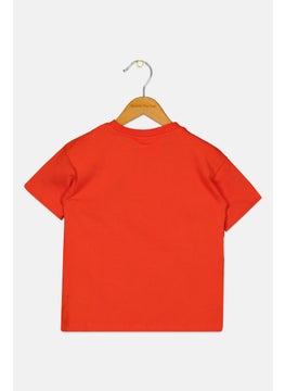 MARVEL Toddlers Boy Crew Neck Short Sleeve Spiderman T-Shirt, Red  - Image 2