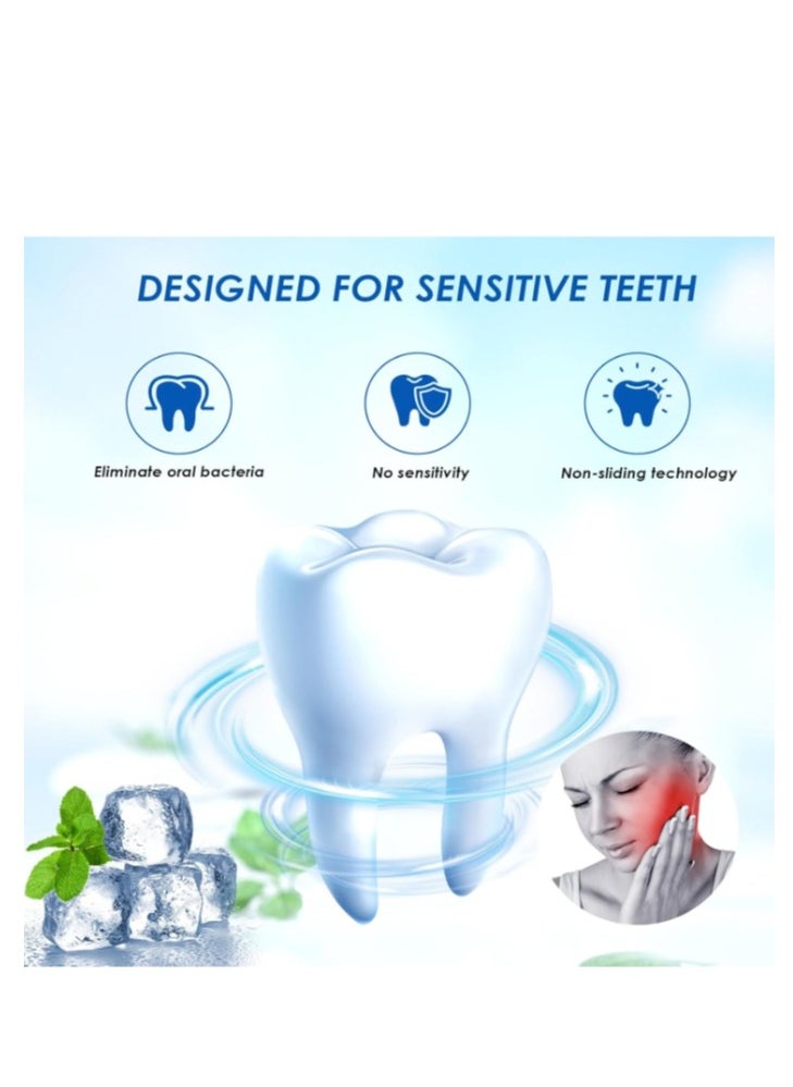 SMILEKIT 28 Strips, Teeth Whitening Strips, Whitening Strips, 9D White Teeth Whitening Strips, Gentle on Enamel, Effective for Stains Removal, Mint Flavour  - Image 3