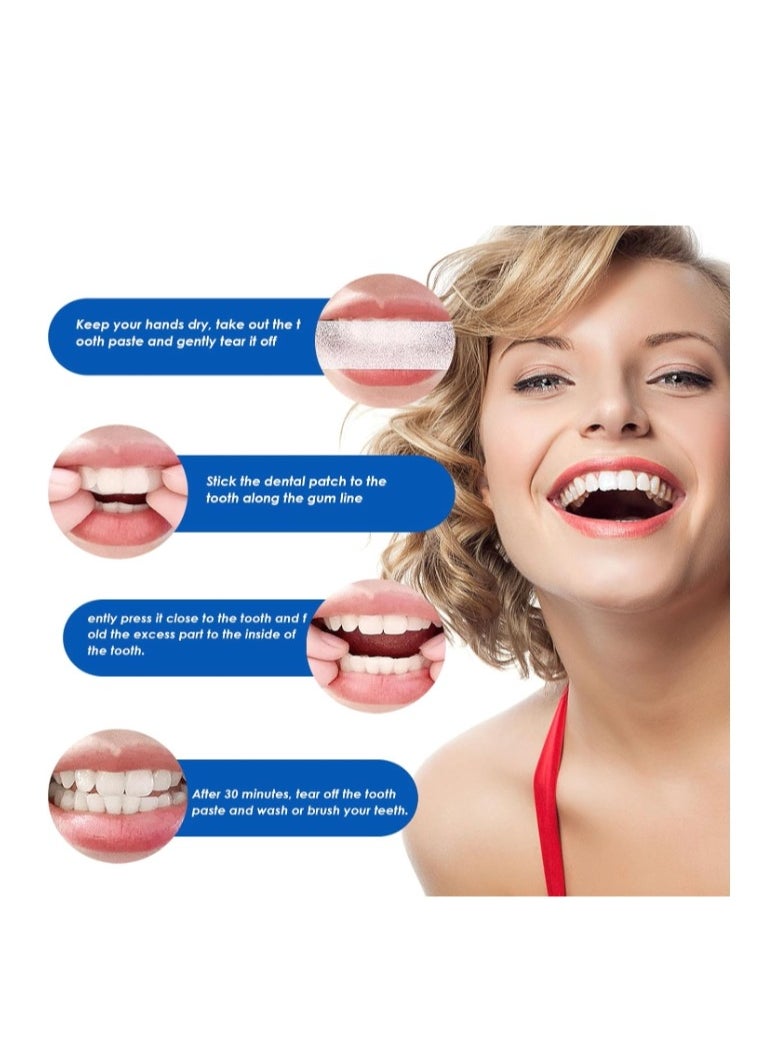 SMILEKIT 28 Strips, Teeth Whitening Strips, Whitening Strips, 9D White Teeth Whitening Strips, Gentle on Enamel, Effective for Stains Removal, Mint Flavour  - Image 5