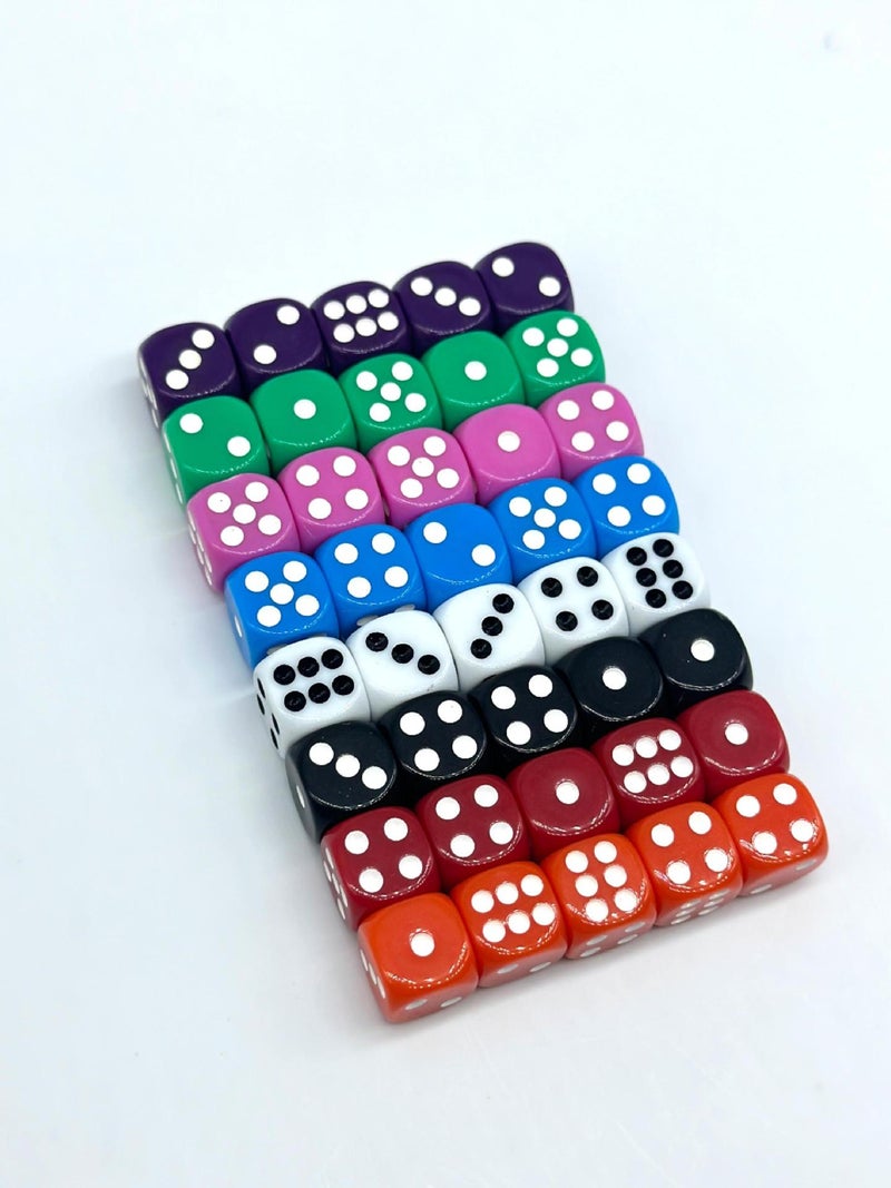 High Quality 12Mm Dice Acrylic Rounded Color Color Ktv Bar Supplies Home Sieve Mahjong Dice - Image 3