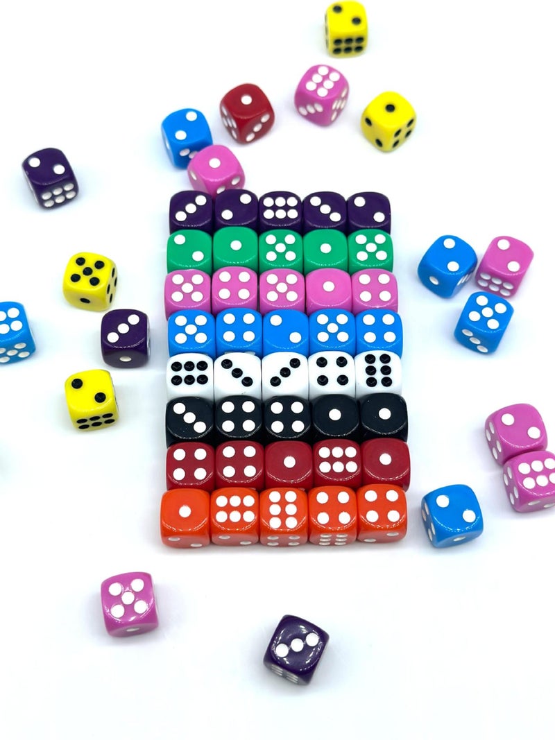 High Quality 12Mm Dice Acrylic Rounded Color Color Ktv Bar Supplies Home Sieve Mahjong Dice - Image 2