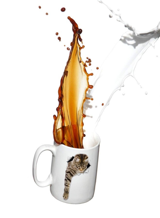 Winston Bear Winston & Bear Cute Reaching Tabby Cat Mug - Ceramic Coffee Mug Gift for Cat Lovers - Perfect Birthday or Christmas, Father's or Mother's Day Gift(11oz) - Image 5