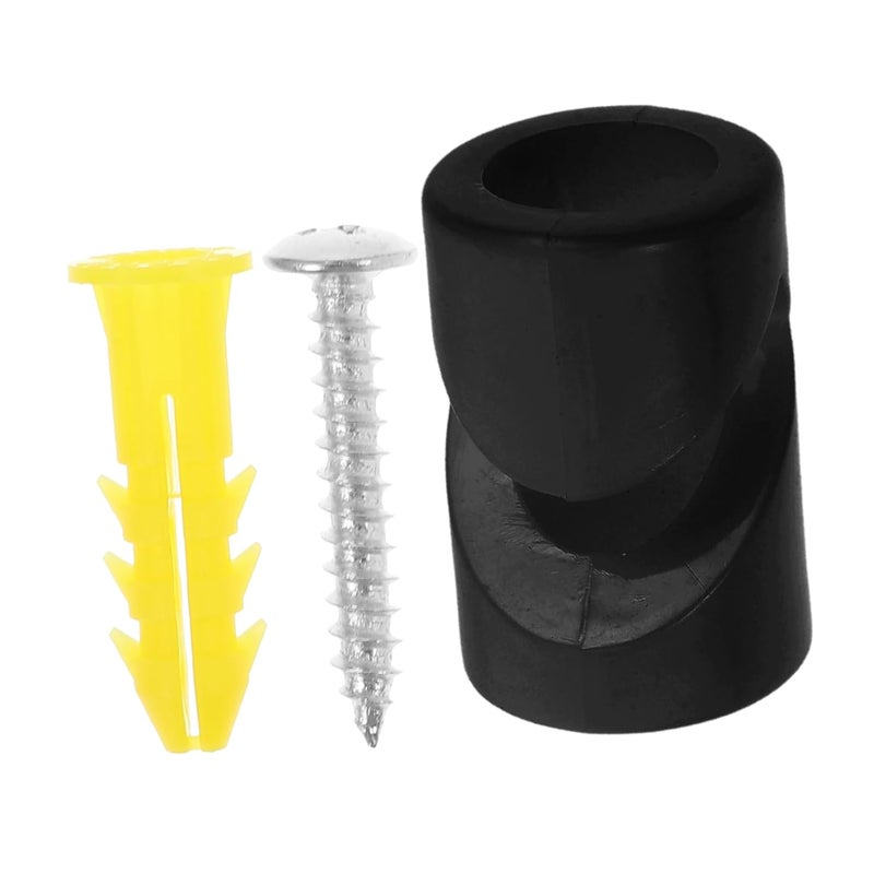 Black Swag Hooks for Chandelier Lighting Ceiling Mounting Kit Fire Resistant Cord - Image 1