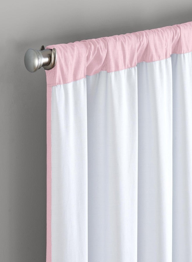 Eclipse Kendall Modern Blackout Thermal Rod Pocket Window Curtain, Insulating & Noise Reducing Curtains for Bedroom or Living Room (1 Panel), 63 in Long x 42 in Wide, Soft Pink - Image 5