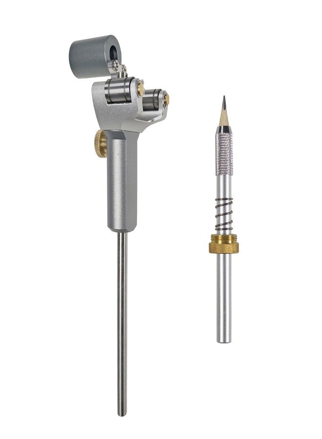 HFS(R Wood Scribe Tool Dual-purpose Lines and Arcs Wheel Marking Gauge Woodworking Tool Metric 120mm - Image 2