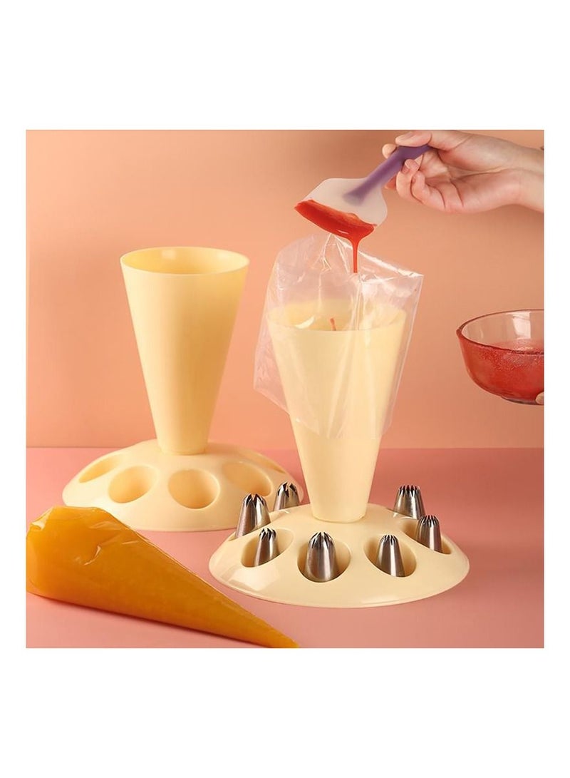 Piping Bags Rack Pastry Bags Holder For Easy Filling Icing Piping Bags Stand Nozzle Decorating Tips Stand For Baking Accessories - Image 3