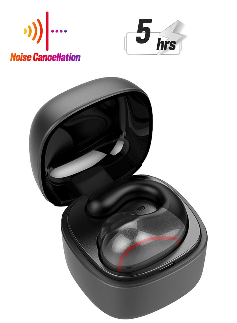 Mini Wireless Open Earbuds with Mic for iPhone and Android, True Wireless Bluetooth Earphones for Small Ear Canals, Perfect for Running and Cycling - Image 1