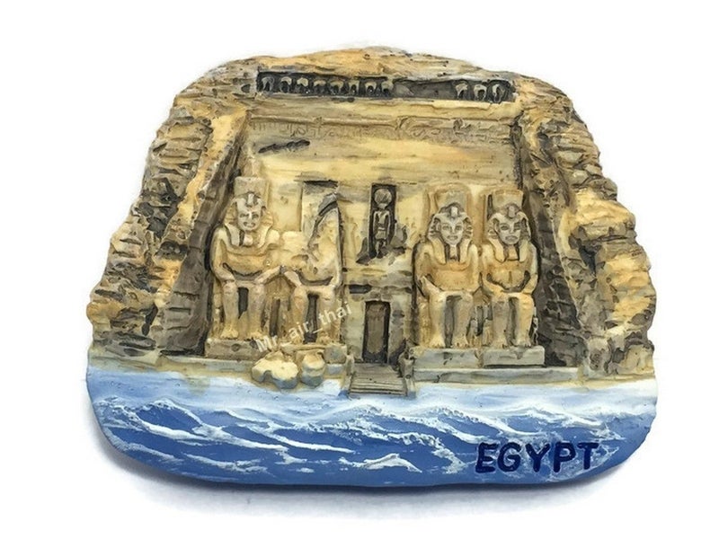 ويتنستوري تمثال صغير معبد أبو سمبل العظيم مصر أفريقيا معالم سياحية مغناطيس ثلاجة هدية تذكارية 3D مغناطيسات ثلاجة