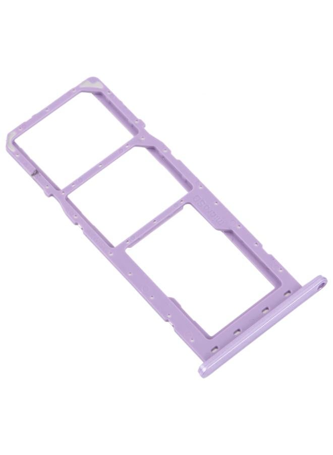 erorex For Samsung Galaxy M04 SM-M045F Original SIM Card Tray + SIM Card Tray + Micro SD Card Tray (Purple) - Image 2
